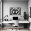 Cosmic Eye Clock Office Demo