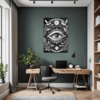 Cosmic Eye Clock Office Demo