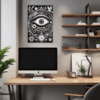 Cosmic Eye Clock Office Demo