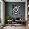 Cosmic Eye Clock Office Demo