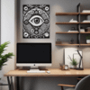 Cosmic Eye Clock Office Demo