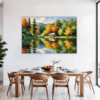 Countryside Lake Cabin Dining Room Demo