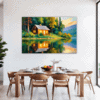 Countryside Lake Cabin Dining Room Demo