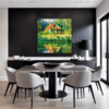 Countryside Lake Cabin Dining Room Demo