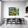 Countryside Lake Cabin Dining Room Demo