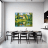 Countryside Lake Cabin Dining Room Demo