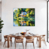 Countryside Lake Cabin Dining Room Demo