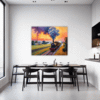 Countryside Train Station Dining Room Demo