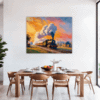 Countryside Train Station Dining Room Demo