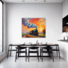 Countryside Train Station Dining Room Demo