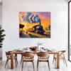 Countryside Train Station Dining Room Demo