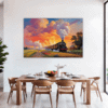 Countryside Train Station Dining Room Demo