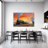 Countryside Train Station Dining Room Demo