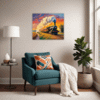 Countryside Train Station Living Room Demo