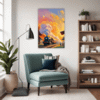 Countryside Train Station Living Room Demo