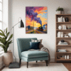 Countryside Train Station Living Room Demo