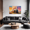 Countryside Train Station Living Room Demo