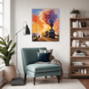 Countryside Train Station Living Room Demo