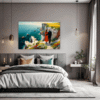 Couple at Cliffside Bedroom Demo