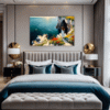 Couple at Cliffside Bedroom Demo