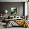 Couple at Cliffside Bedroom Demo