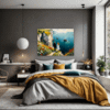 Couple at Cliffside Bedroom Demo