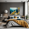 Couple at Cliffside Bedroom Demo