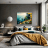 Couple at Cliffside Bedroom Demo