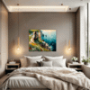 Couple at Cliffside Bedroom Demo