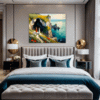 Couple at Cliffside Bedroom Demo