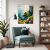 Couple at Cliffside Living Room Demo
