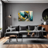 Couple at Cliffside Living Room Demo