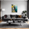 Couple at Cliffside Living Room Demo