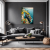 Couple at Cliffside Living Room Demo