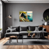 Couple at Cliffside Living Room Demo