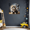 Curled-Ear Scottish Fold Children's Room Demo