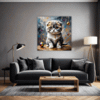 Curled-Ear Scottish Fold Living Room Demo