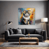 Curled-Ear Scottish Fold Living Room Demo