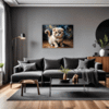 Curled-Ear Scottish Fold Living Room Demo