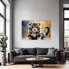 Curled-Ear Scottish Fold Living Room Demo