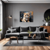 Curled-Ear Scottish Fold Living Room Demo