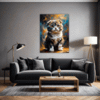 Curled-Ear Scottish Fold Living Room Demo