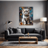 Curled-Ear Scottish Fold Living Room Demo