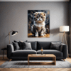 Curled-Ear Scottish Fold Living Room Demo