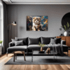 Curled-Ear Scottish Fold Living Room Demo