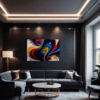 Dark Color Fusion Living Room Demo