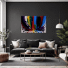 Dark Color Fusion Living Room Demo