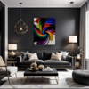 Dark Color Fusion Living Room Demo