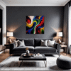 Dark Color Fusion Living Room Demo