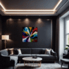 Dark Color Fusion Living Room Demo